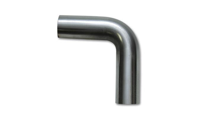 Vibrant 4-inch OD T304 Stainless Steel 90-Degree Mandrel Bend with 6-inch Centerline Radius