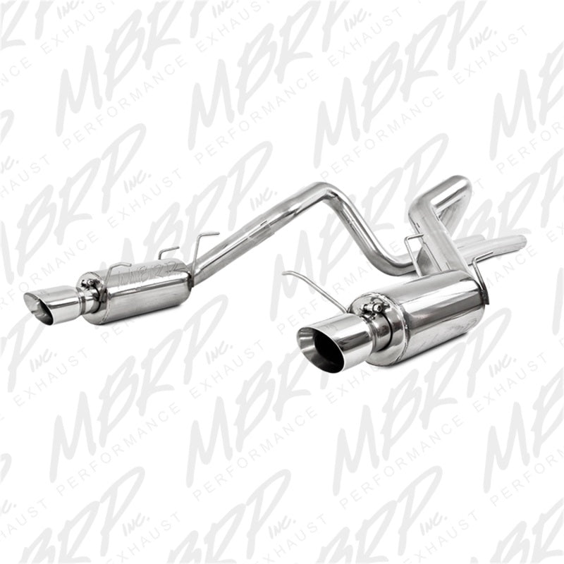 MBRP Armor Plus Series 11-14 Ford Mustang GT 5.0L Dual Split Rear Street Version T409 Exhaust System