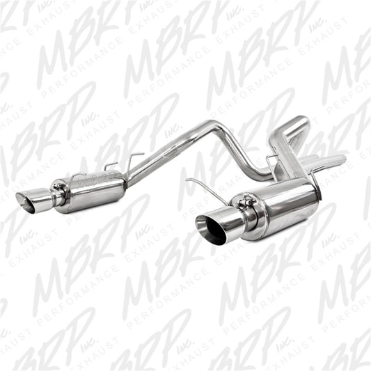 MBRP Armor Plus Series 11-14 Ford Mustang GT 5.0L Dual Split Rear Street Version T409 Exhaust System