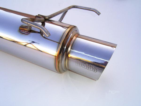 Invidia 06-08 Honda Fit 50mm Cat-Back Exhaust with 4-inch Tip - Model HS06HF1GTP