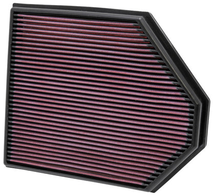 K&N Replacement Air Filter for 2011-2015 BMW X3 and X4 3.0L L6 by K&N Engineering Part 33-2465