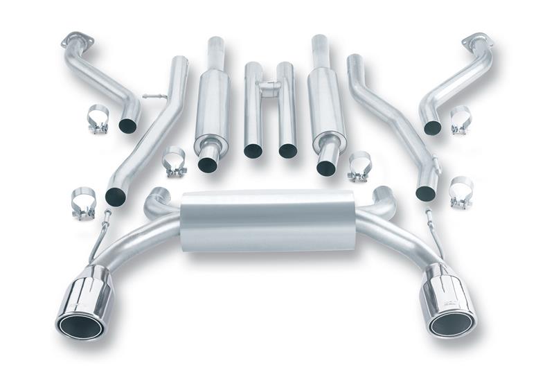 Borla Performance Industries True Dual Cat-Back Exhaust System for Nissan 350Z (Part #140045)