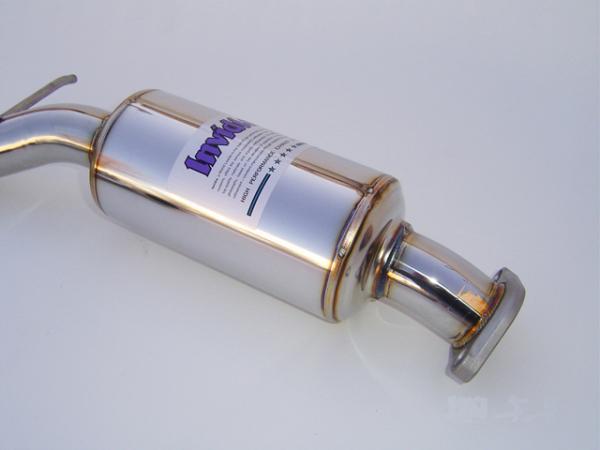 Invidia 06-08 Honda Fit 50mm Cat-Back Exhaust with 4-inch Tip - Model HS06HF1GTP