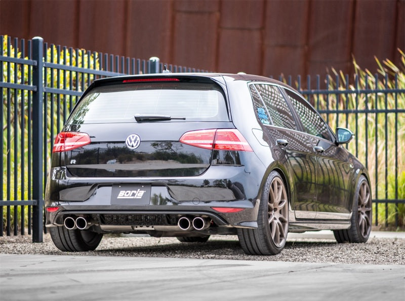 Borla S-Type Cat-Back Exhaust System for 2015-2017 Volkswagen Golf R 2.0L Turbo