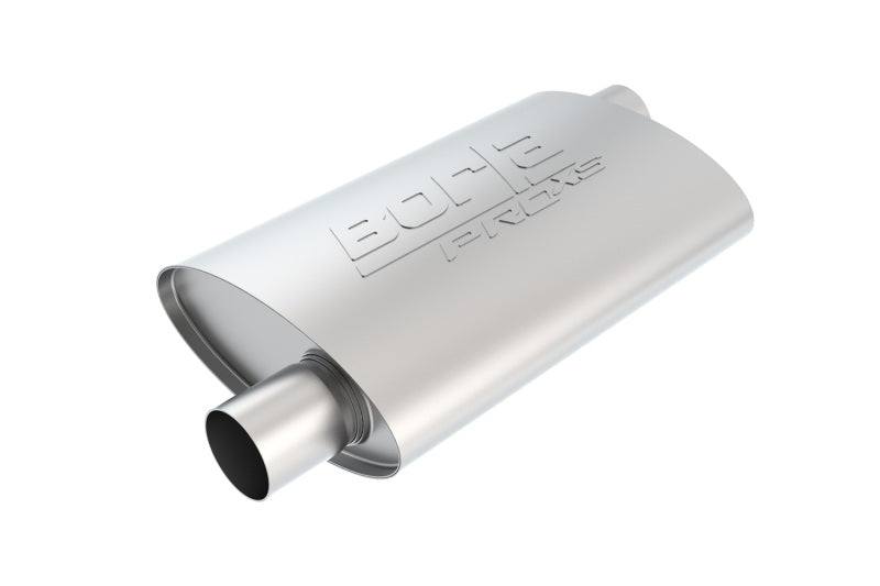 Borla Pro-XS Universal Muffler - Offset/Offset Oval 2.5 inch for Automotive Performance