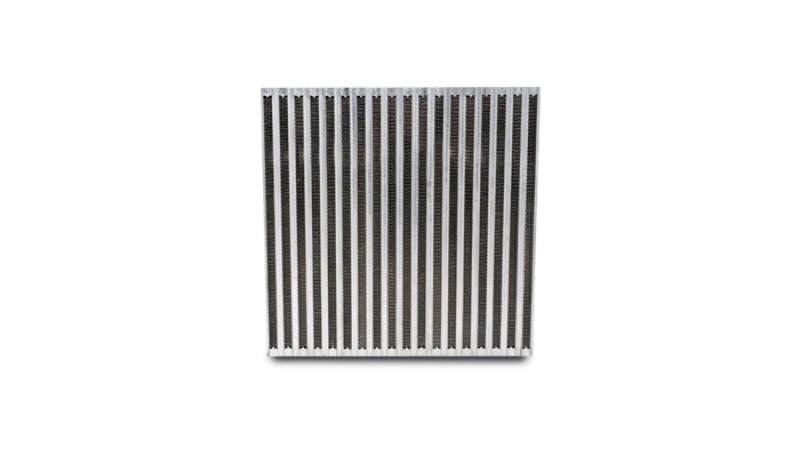 Vibrant Vertical Flow Intercooler Core 12 in W x 12 in H x 3.5 in Thick for High-Performance Applications