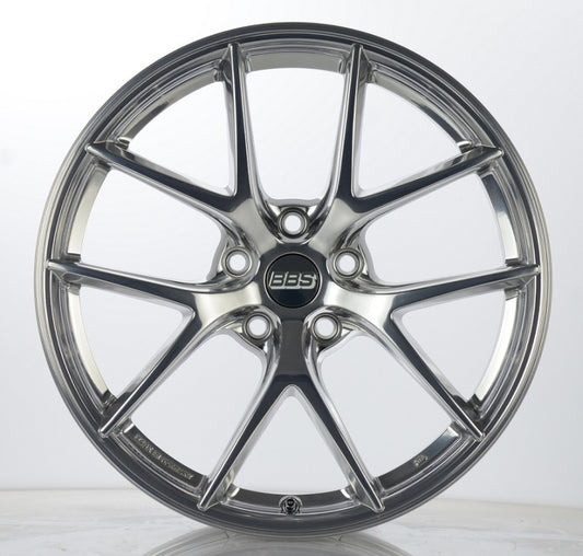 BBS CI-R 19x9 Inch 5x120 Bolt Pattern Polished Wheel with ET44 Offset and 82mm Hub Bore