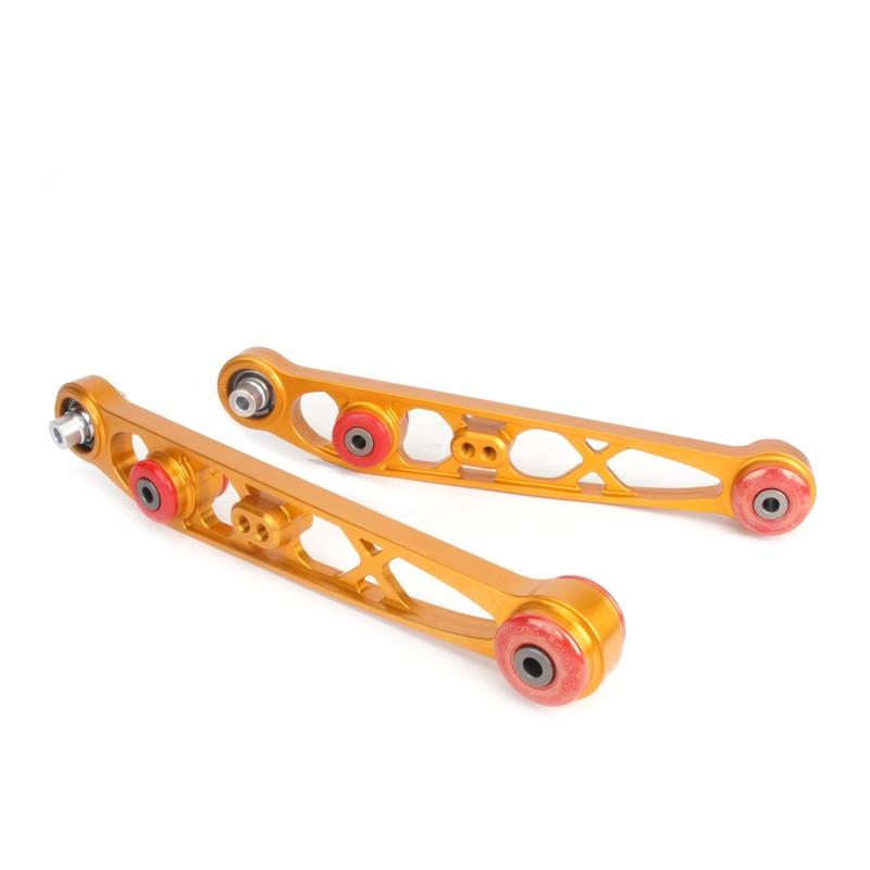Skunk2 Racing EK Alpha Series Rear Lower Control Arm Set for Honda Civic - Black