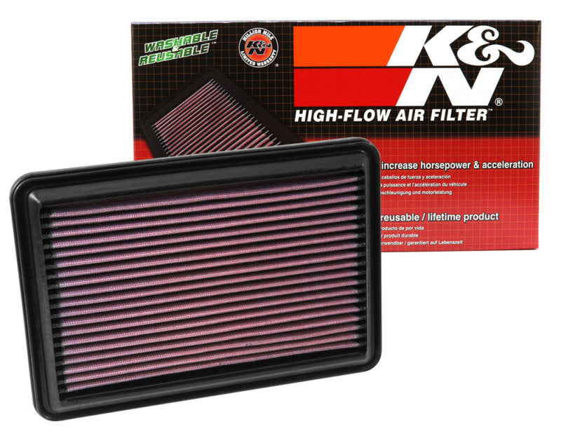K&N Engineering 33-5016 High-Flow Drop-In Air Filter for Nissan Rogue (2014-2016)