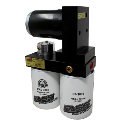 FASS Fuel Systems Titanium Series 165 GPH Fuel Air Separation System for 2015-2016 GM 2500/3500 Duramax Diesel Trucks - Part TSC12165G