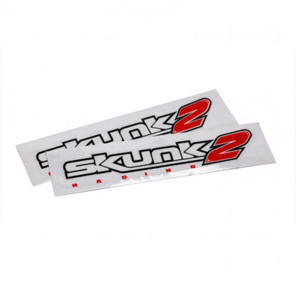 Skunk2 Racing 12-inch Decal Set with Classic Logo - Pack of 2