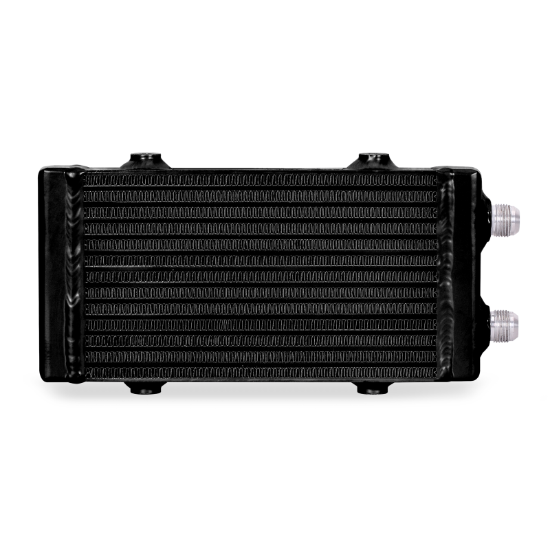 Mishimoto Universal Small Bar and Plate Dual Pass Black Oil Cooler for Ford Mustang