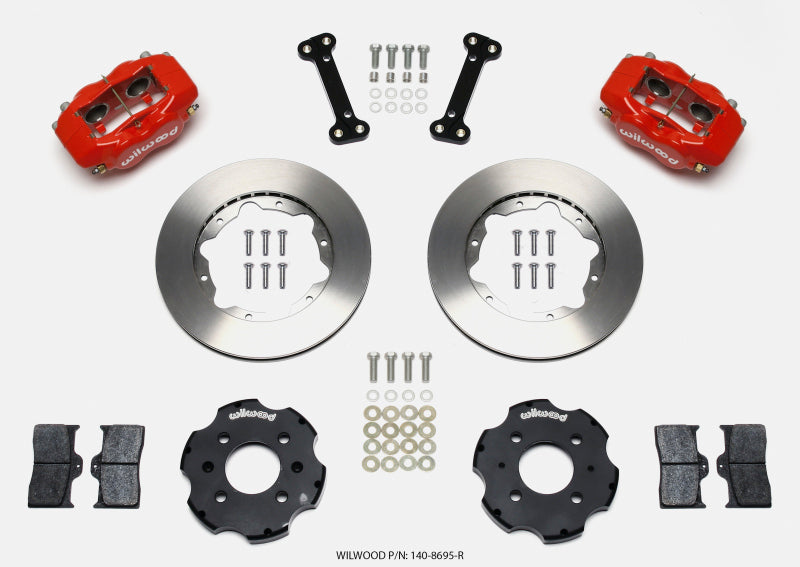 Wilwood Forged Dynalite Front Hat Kit 11-inch for Honda Civic and Integra - Part #140-8695-R