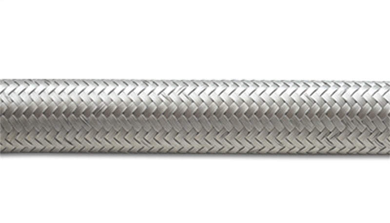 Vibrant SS Braided Flex Hose -8 AN 0.44 inch ID, 50 ft Roll