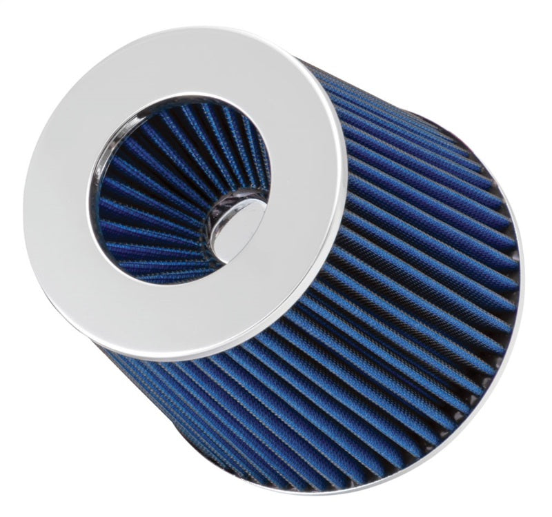 Spectre Adjustable Conical Air Filter 5-1/2 Inch Tall - Blue for 3, 3.5, and 4 Inch Tubes