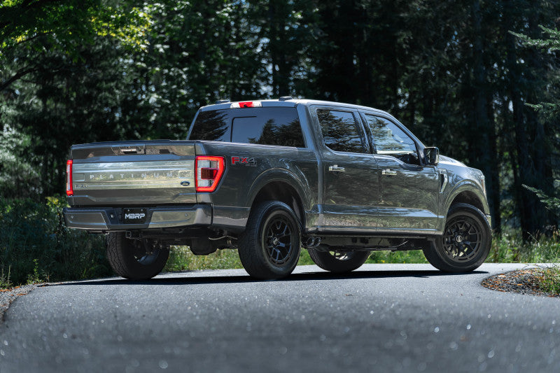 MBRP Armor Lite Series 3-inch Cat Back Exhaust System for Ford F-150 (2021-2022) – Aluminized Steel with 4-inch Tips