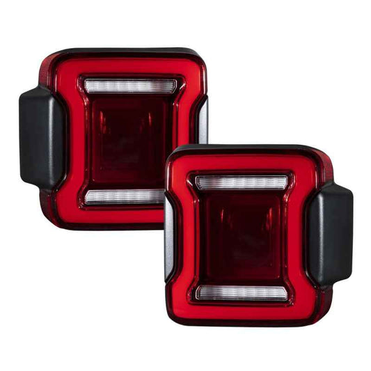 Form Lighting 2018-2023 Jeep Wrangler LED Tail Lights Red (Pair)