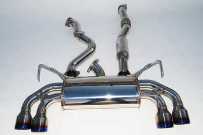 Invidia Dual Q300 Titanium Tip Cat-Back Exhaust for 2008-2014 Subaru Impreza Hatchback and 2009-2014 WRX Hatchback