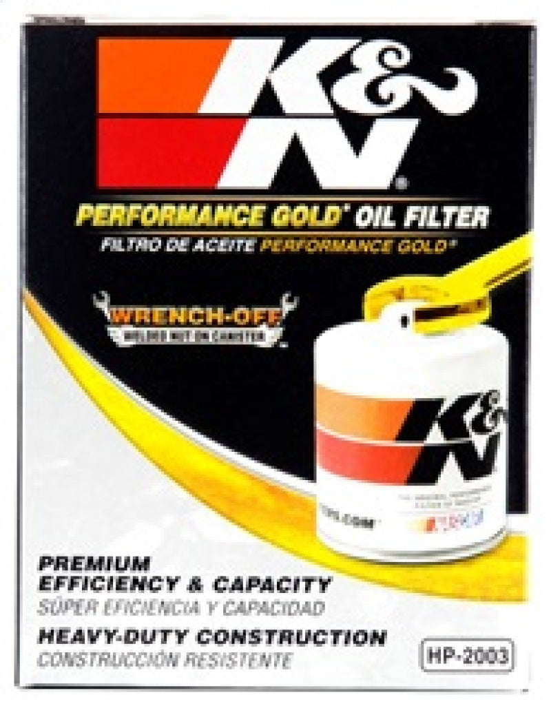 K&N Engineering HP-2003 Premium Oil Filter for Pontiac Firebird (1975-1979)