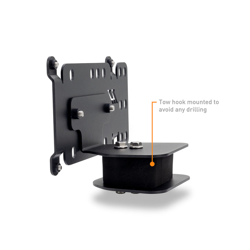 Mishimoto 2019+ Ram 2500/3500 License Plate Relocation Kit with Factory Tow Hook Mount
