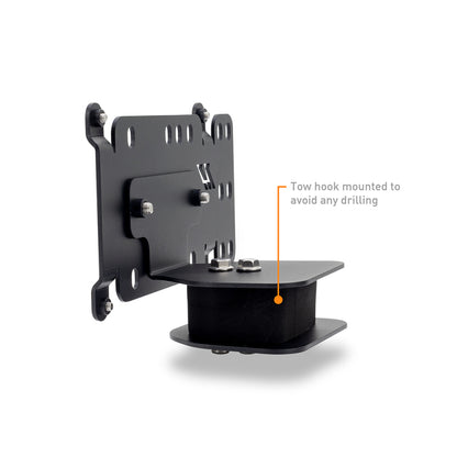 Mishimoto 2019+ Ram 2500/3500 License Plate Relocation Kit with Factory Tow Hook Mount