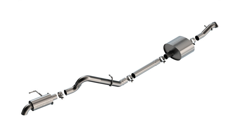 Borla 21-22 Ford Bronco 2.7L T-304 Stainless Steel Touring Cat-Back Exhaust System