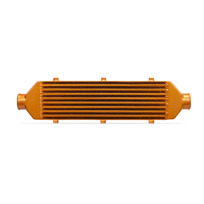 Mishimoto Universal Gold Z Line Intercooler - 28 x 8 x 3 Inches with 21 x 6 x 2.5 Inch Core for Enhanced Turbo Performance