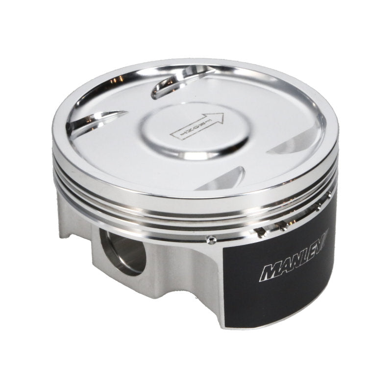 Manley Performance Platinum Series Piston Set for Subaru WRX/STi EJ257 - 75mm Bore, 100mm Compression Distance, +.50mm Size, 8.5:1 Dish