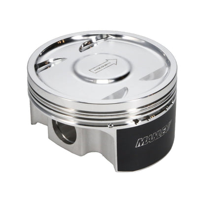 Manley Performance Platinum Series Piston Set for Subaru WRX/STi EJ257 - 75mm Bore, 100mm Compression Distance, +.50mm Size, 8.5:1 Dish