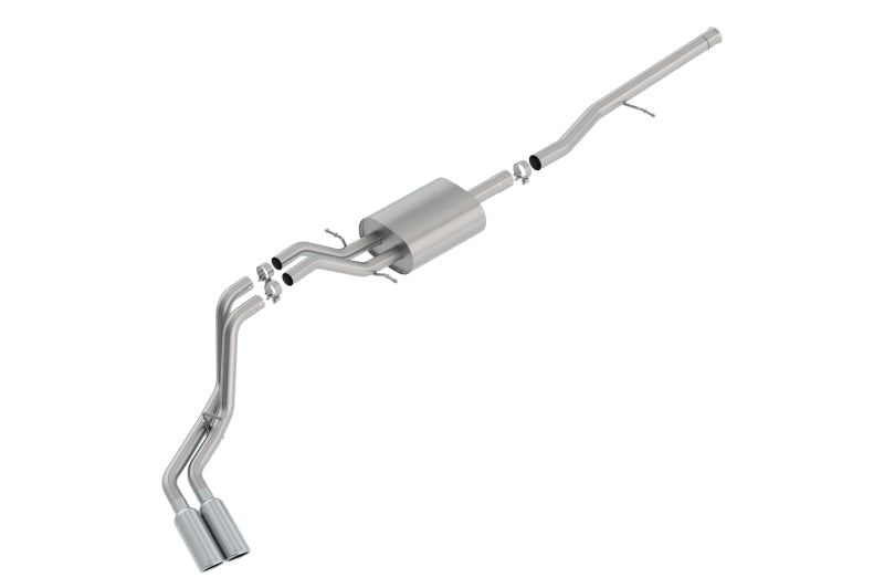 Borla ATAK Cat-Back Exhaust System for 2014-2018 Chevrolet Silverado and GMC Sierra 1500 5.3L V8