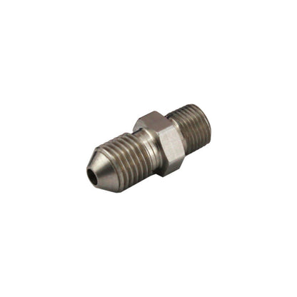 Turbosmart 1/8 Inch NPT to -4AN Male Stainless Steel Fitting - Part Number TS-0550-3051