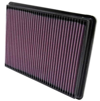 K&N Engineering 33-2141-1 High-Flow Reusable Drop-In Air Filter for Buick Century, Pontiac, Chevy, and Buick Models