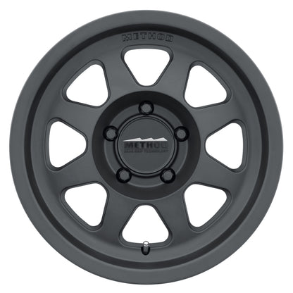 Method MR701 17x7.5 Inch Black Bead Grip Wheel with +50mm Offset and 5x160 Bolt Pattern