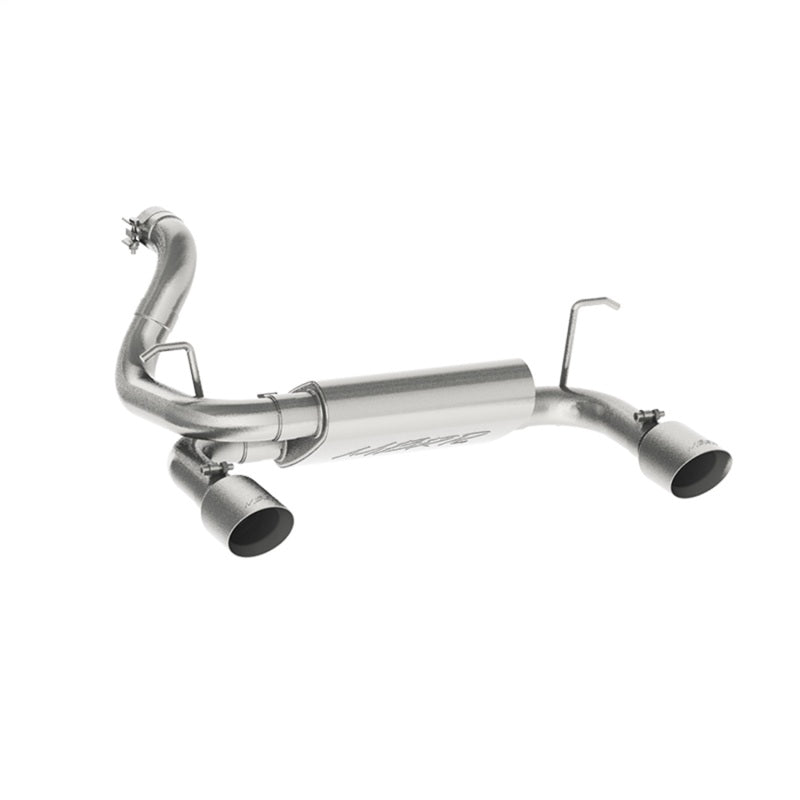 MBRP Armor Lite Series Axle Back Exhaust System for 2018-2019 Jeep Wrangler JL 3.6L V6 – Dual Rear Exit with 4-inch Tips