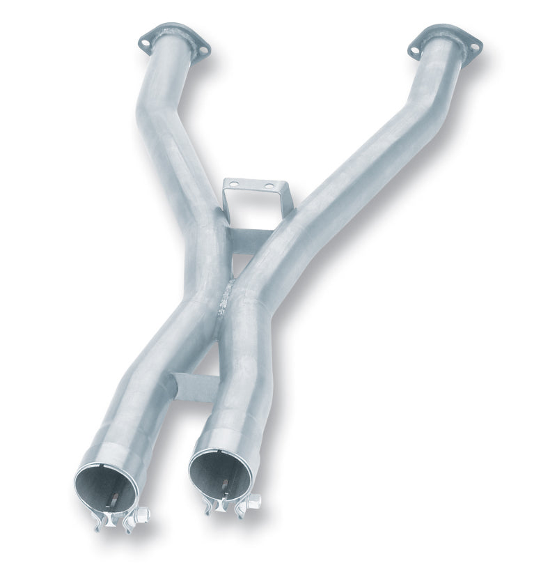 Borla Corvette Z06 X Pipe with Mid-Pipes - Performance Exhaust System for C5 / C5 Z06 5.7L V8