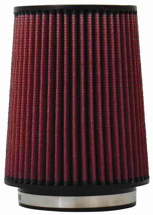 Injen High Performance Air Filter - 5 Black Filter 6 1/2 Base / 8 Tall / 5 1/2 Top