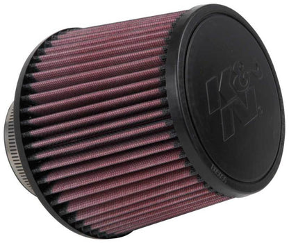 K&N Universal Rubber Air Filter with 3-inch Flange for Audi A4, A5, A6 and Dodge Caliber