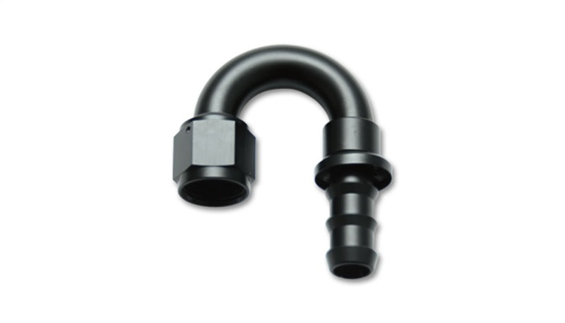 Vibrant -12AN Push-On 180 Degree Hose End Fitting Aluminum Part Number 22812