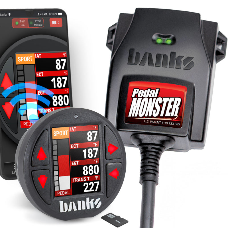 Banks Power PedalMonster OBD-Connected Torque Response Controller Kit for Enhanced Throttle Control and Performance