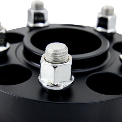 Mishimoto 5x114.3 15mm Wheel Spacers with M12 Studs for Subaru Legacy, Outback, and WRX - Black