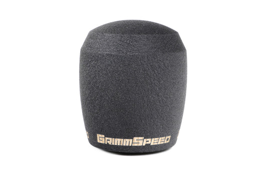 GrimmSpeed Stainless Steel Black Stubby Shift Knob M12x1.25