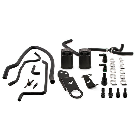 Mishimoto 2013-2019 Cadillac ATS 2.0T Baffled Oil Catch Can Kit - Black