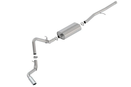 Borla Touring Cat-Back Exhaust System for 2019-2025 Chevy Silverado 1500 & GMC Sierra 1500, Part #140793