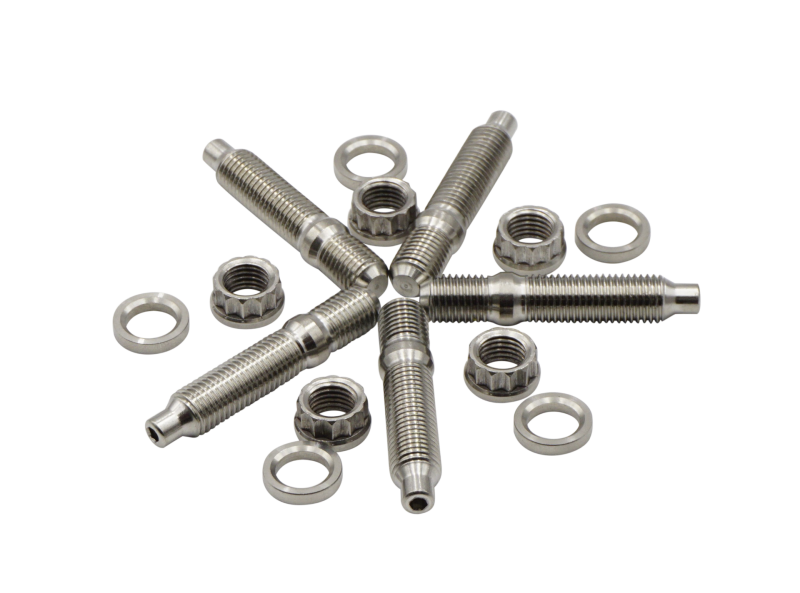 BLOX Racing Stainless Steel Exhaust Manifold Studs 5-Piece Set – M10x1.25, 55mm Length