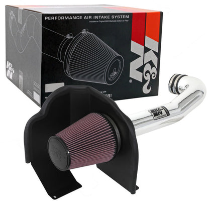 K&N 77 Series Performance Intake Kit for Chevy and GMC 2014-2015 Silverado, Sierra, Suburban, Tahoe, Yukon