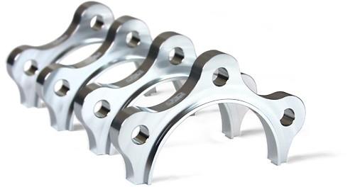 BLOX Racing Honda S2000 Racing Half Shaft Spacers - Silver (Recommended for Lowered Vehicles 1.25 Inches or More)