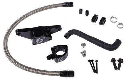 Fleece Performance 2006-2007 Auto Trans Cummins Coolant Bypass Kit with Stainless Steel Braided Line