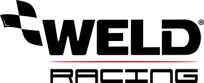Weld Alumastar 1-Piece 17x4.5 Black Drag Racing Wheel - 5x4.5 Bolt Pattern, 2.25