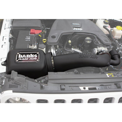 Banks Power Ram-Air Cold Air Intake System for 2018-2026 Jeep Wrangler JL & Gladiator JT 3.6L with Big-Ass Filter