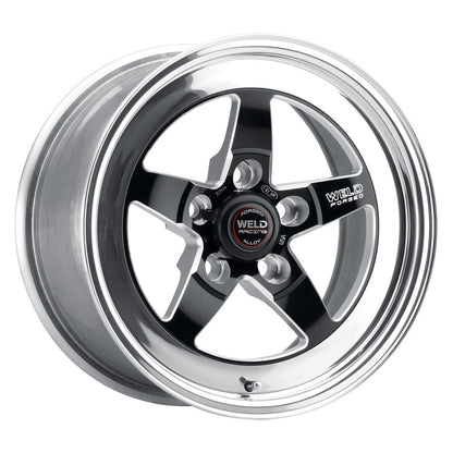 Weld S71 15x9 Inch Black Modular Wheel with 5x4.5 Bolt Pattern – Low Pad Design